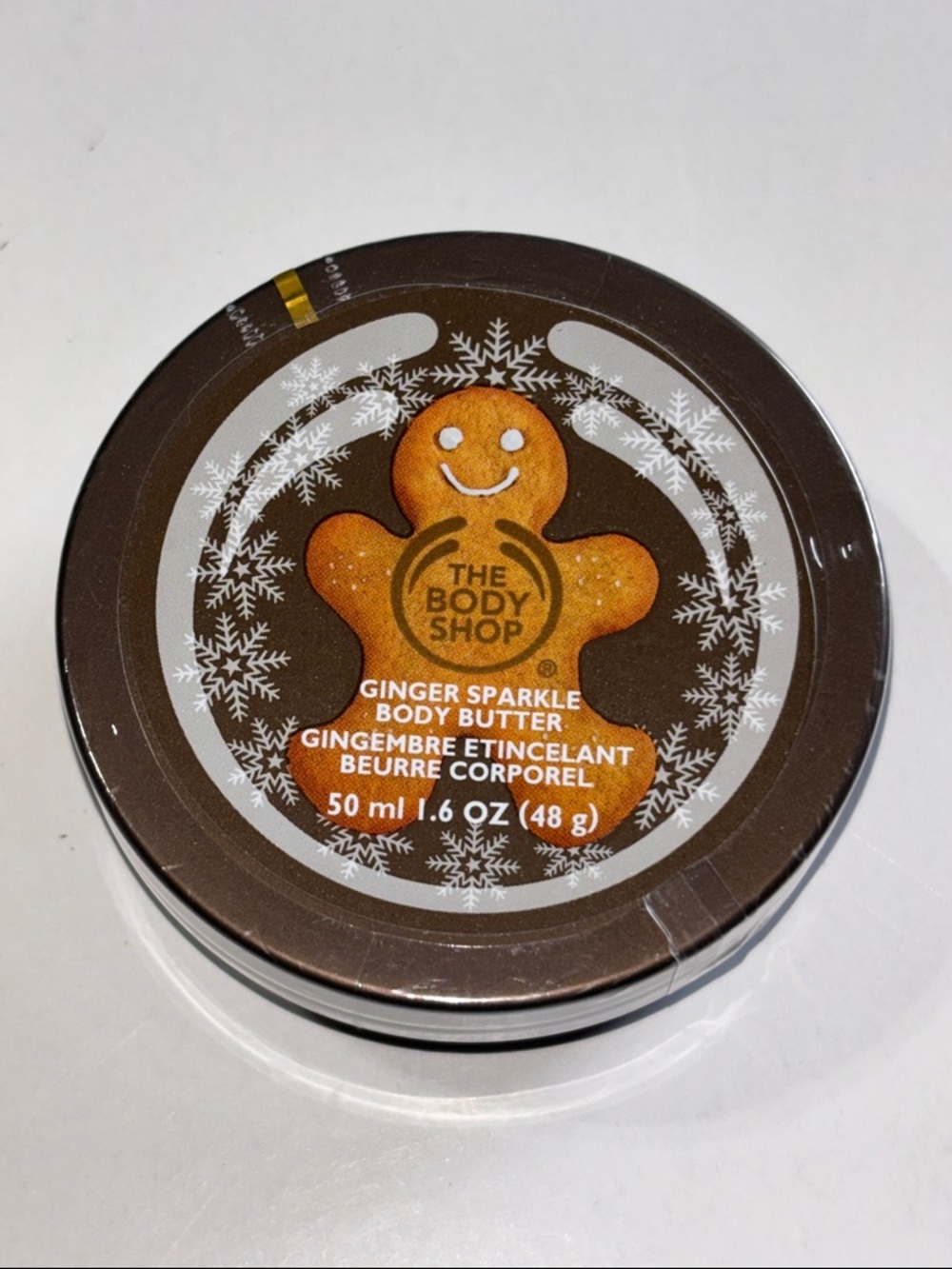 The Body Shop Ginger Sparkle Body Butter 50ml Gingerbread Travel Discontinued